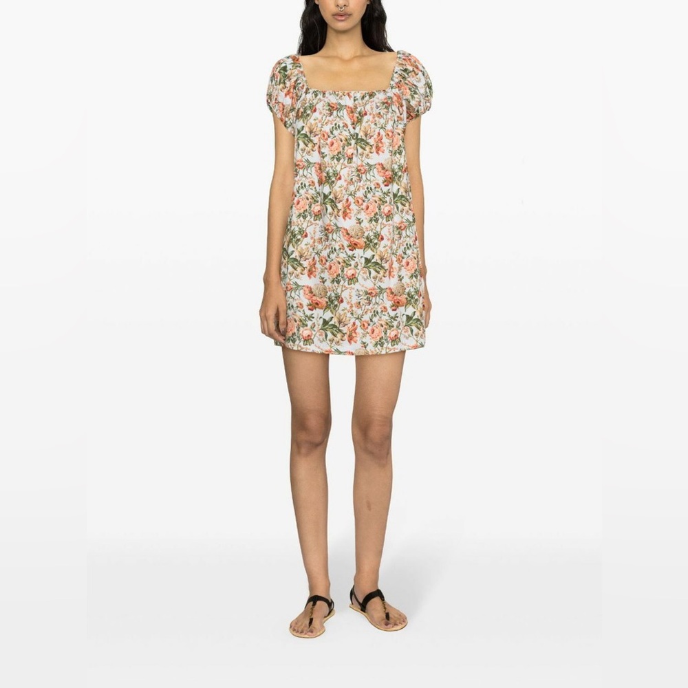 NWOT Doen Julie Dress - Calico Garden - size Small - Picture 4 of 11